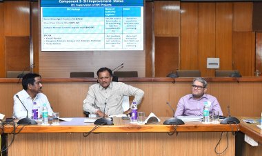 सार्वजनिक निर्माण विभाग द्वारा विभागीय परियोजनाओं की समीक्षा बैठक आयोजित