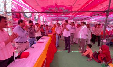 गिड़ा में ब्लॉक हैल्थ मेले का पूर्व मंत्री चौधरी ने किया शुभारम्भ