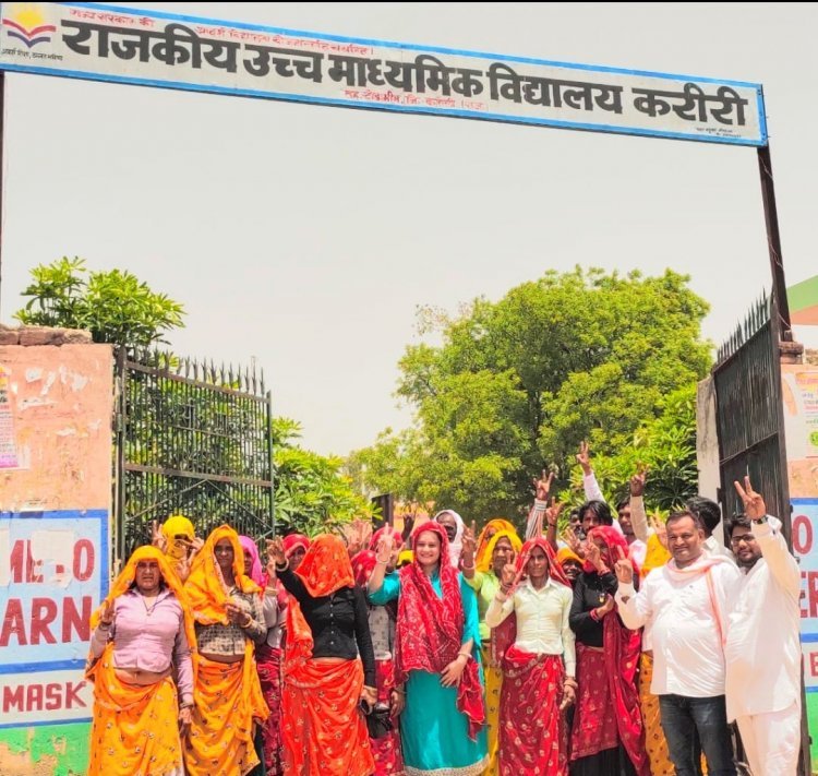 शराब बंदी के लिए करीरी में हुआ मतदान, शराब हारी और संघर्ष की विजय हुई-पूनम अंकुर छाबड़ा 