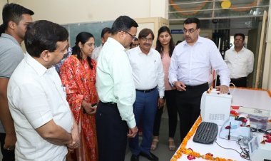 एम.पी.यु.ए.टी. में दुग्ध क्वालिटी परीक्षण मशीनों का उद्घाटन