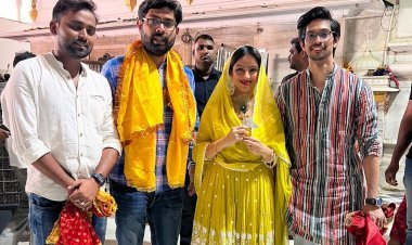 दीपिका सिंह और तुषार पांडेय पहुँचे खाटू श्याम के दरबार