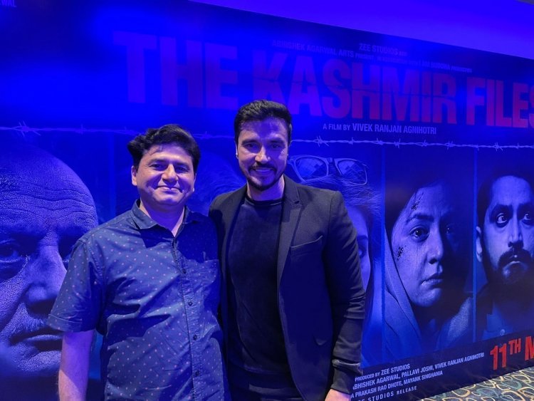 "द कश्मीर फाइल्स को अलग और अनोखा म्यूजिक देकर रोहित शर्मा ने फिल्म को लेकर काफी इन्साफ किया है" - अभिनेता दर्शन कुमार