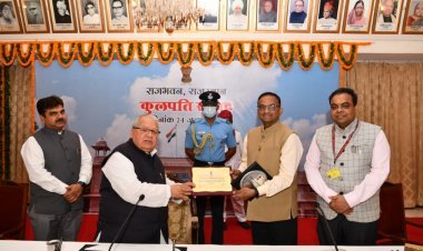 एम पी यु ए टी द्वारा कुलाधिपति पुरस्कार प्राप्त करने पर मुख्य मंत्री गहलोत ने दी बधाई