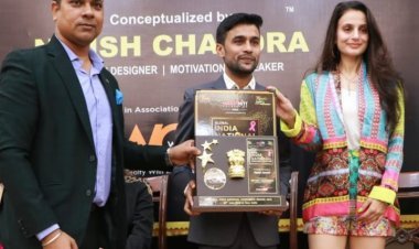 ग्लोबल इंडिया नेशनल एक्सलेंस अवार्ड 2022: पियुष जयसवाल चेंज मेकर ऑफ वोमेन एम्पावरमेंट अवॉर्ड से नई दिल्ली में सम्मानित 