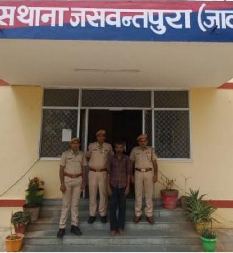 जसवंतपुरा पुलिस द्वारा आर्म्स एक्ट के तहत कार्यवाही  एक गिरफ्तार
