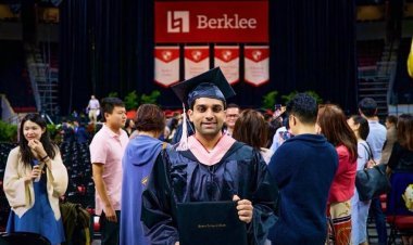 दुनिया के प्रतिष्ठित म्यूजिक संस्थान बर्कली कॉलेज ऑफ म्यूजिक से म्यूजिक डिग्री लेने वाले राजस्थान के पहले व्यक्ति बने जयपुर के अभि आचार्य