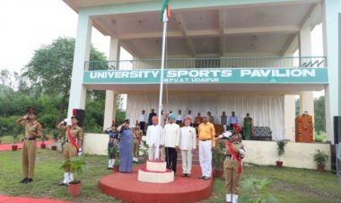 एमपीयूएटी में उत्साह के साथ मनाया गया स्वतंत्रता दिवस