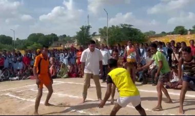 ढाणी से निकलकर हमारी प्रतिभाएँ क्षेत्र और देश का नाम रौशन करे