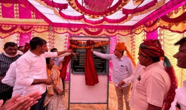 विधायक चौधरी ने सेवनियाला में सड़क निर्माण कार्य का शिलान्यास किया