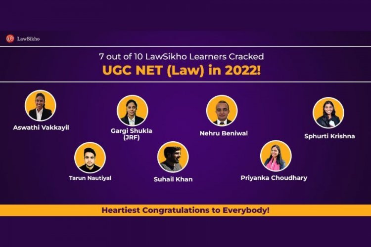 LawSikho के छात्रों ने UGC-NET (कानून) परीक्षा में अच्छा स्कोर किया