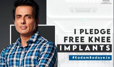 घुटने पीड़ितों के लिए सोनू सूद का “कदम बढ़ाए जा” अभियान