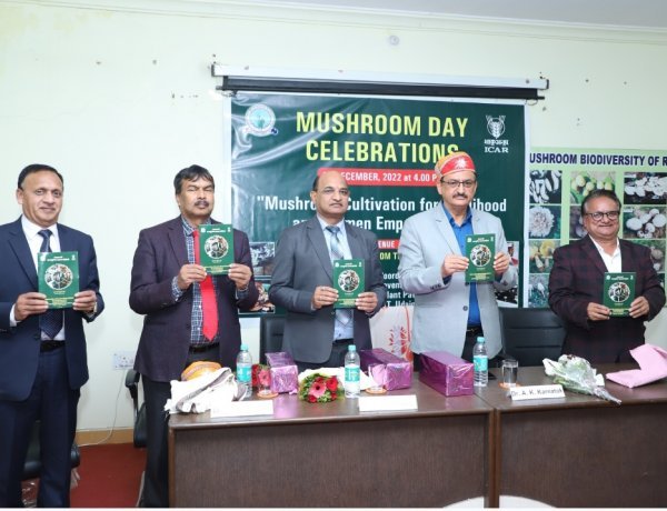 मशरूम दिवस पर कार्यशाला आयोजित