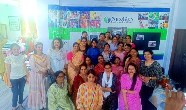 भारत की नारी सब पर भारी ग्रुप की तरफ से फ्री एग्जिबिशन का सफल आयोजन।