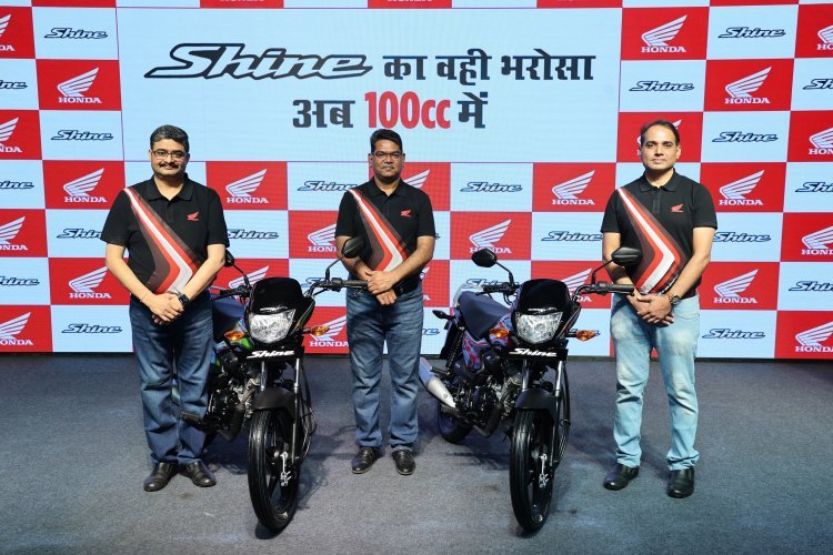 होंडा ने 100-110 सीसी के कम्‍युटर सेगमेंट में, राजस्थान में जबर्दस्त फीचर्स वाली ऑल-न्यू शाइन 100 बाइक लॉन्च की