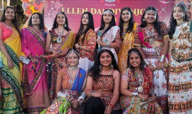 एलन कॉलेज ऑफ डिजाइन में डांडिया नाइट का भव्य आयोजन