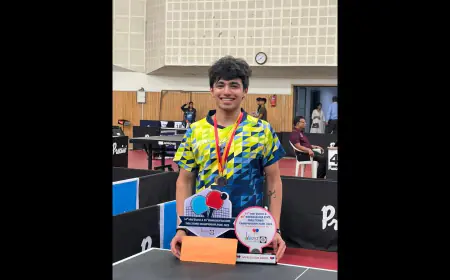 जश मोदी ने हाल ही में संपन्न महाराष्ट्र राज्य टेबल टेनिस चैंपियनशिप में 19 लड़कों के वर्ग के तहत जीत हासिल की और रायगन अल्बुकर्क ने पुरुषों में शासन किया