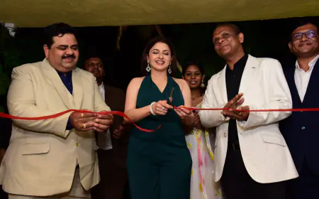 बॉलीवुड अभिनेत्री भाग्यश्री ने गोवा में ग्रीन वैली बीच रिज़ॉर्ट का अनावरण किया