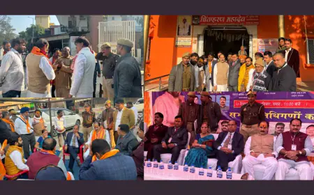 महाराज पं. दीपेंद्र अरजरिया ने किया गोकुल, मथुरा का दौरा