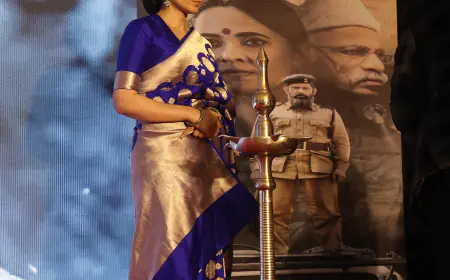 अभिनेत्री कंगना राणावत  ने लाँच किया  रज़ाकार द साइलेंट जेनोसाइड ऑफ़ हैदराबाद’