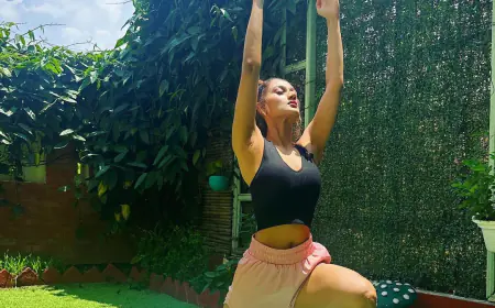 अभिनेत्री अरुषि निशंक ने 'हिट और फिट' रहने के लिए लोगों को प्रेरित किया