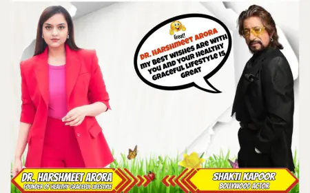 विख्यात डाइटिशियन डॉ हर्षमीत अरोड़ा  को बॉलीवुड के अभिनेता शक्ति कपूर ने उनके कार्यों के लिए उनकी प्रशंसा की