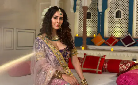 चाहत खन्ना 'देवदास' में चंद्रमुखी के रूप में नजर आएंगी, सेट से शेयर की तस्वीरें