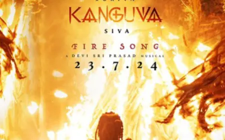 स्टूडियो ग्रीन ने की 'कंगुवा' के नए पोस्टर के साथ 'फायर' सॉन्ग की रिलीज की घोषणा, 23 जुलाई को होगा लॉन्च