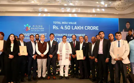 जयपुर में बनेगी फिल्म सिटी: 4 घंटे में जमीन फाइनल, मुंबई समिट में 4.5 लाख करोड़ के एमओयू साइन