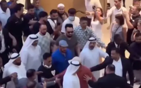 सलमान खान का दुबई मॉल दौरा: सुपरस्टार को देखने के लिए उमड़ी फैंस की भारी भीड़