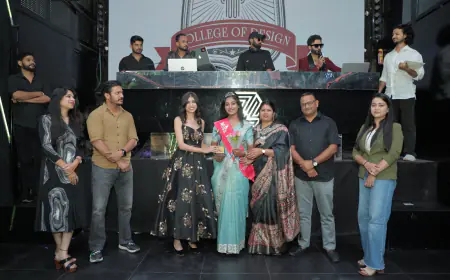 एलन कॉलेज ऑफ डिजाइन में धूमधाम से मनी फ्रेशर्स और फेयरवेल पार्टी 2024, लक्ष्या और आकाश बने मिस और मिस्टर फ्रेशर