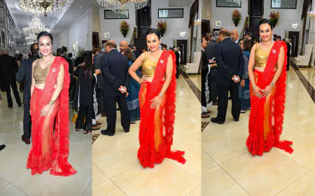 अभिनेत्री गुगनी गिल का खूबसूरत देसी अंदाज: डिजाइनर साड़ी में बटोरीं सुर्खियां