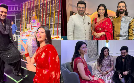 इलाक्षी गुप्ता का 'हमारा परिवार' के दिवाली स्पेशल एपिसोड में 'सारेगामापा' के जजों संग शेयर किए पर्दे के पीछे के खास पल