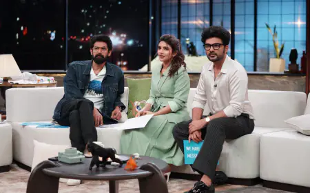 प्राइम वीडियो के 'द राणा दग्गुबाती शो' में श्रीलीला ने अपने बॉलीवुड डेब्यू के बारे में राणा और सिद्धु को दिया बड़ा हिंट!