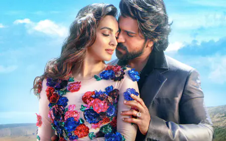 गेम चेंजर के रोमांटिक सॉन्ग 'जाना हैरान सा' में राम चरण और कियारा अडवाणी के बीच दिखी जबरदस्त केमेस्ट्री 