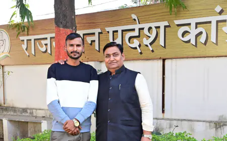 पीसीसी अध्यक्ष डोटासरा से जीतू बुरडक ने की मुलाक़ात