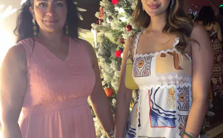 गोवा के समुद्र तट पर सेलिब्रेट किया अलंकृता सहाय क्रिसमस