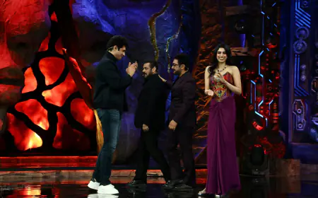 'लवयापा' का प्रमोशन करने 'बिग बॉस 18' के मंच पर पहुंचे आमिर खान, जुनैद खान और खुशी कपूर