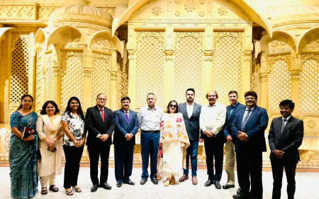 अमेरिकी उपराष्ट्रपति जेडी वेंस की जयपुर यात्रा, आईआईएचएमआर यूनिवर्सिटी ने इंडो-यूएस साझेदारी पर रणनीतिक संवाद में भाग  लिया