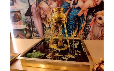 बिजलपुर धाम, इंदौर में सरसों के तेल से शिवलिंग का अखंड महारुद्राभिषेक