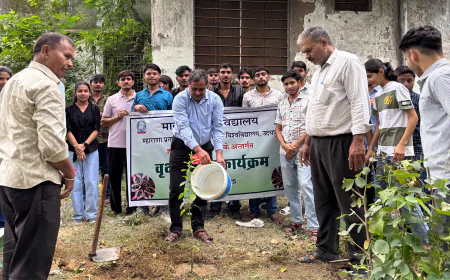 मात्स्यकी महाविद्यालय में ‘हरियालो राजस्थान’ अभियान के तहत हुआ वृक्षारोपण, छात्रों ने लिया संरक्षण का संकल्प