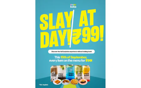 इजी बोबा ने पेश किया ‘स्ले डे ऑफ़र’ – चुनिंदा आउटलेट्स पर पूरा मेन्यू सिर्फ Rs 99 में