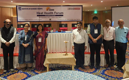 जलवायु परिवर्तन का स्वास्थ्य पर असर! IIHMR यूनिवर्सिटी में हुई गंभीर चर्चा