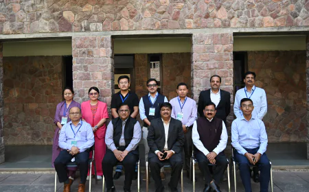 आईआईएचएमआर यूनिवर्सिटी में मणिपुर के हेल्थ प्रोफेशनल्स ने सीखी आधुनिक हॉस्पिटल डिज़ाइन की तकनीकें