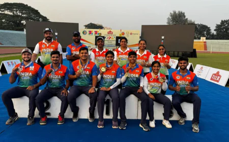 ढाका में भारत की चमक: एशियन आर्चरी 2025 में विश्व नंबर 1 रैंकिंग और ऐतिहासिक 10 पदक
