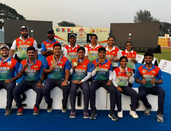 ढाका में भारत की चमक: एशियन आर्चरी 2025 में विश्व नंबर 1 रैंकिंग और ऐतिहासिक 10 पदक