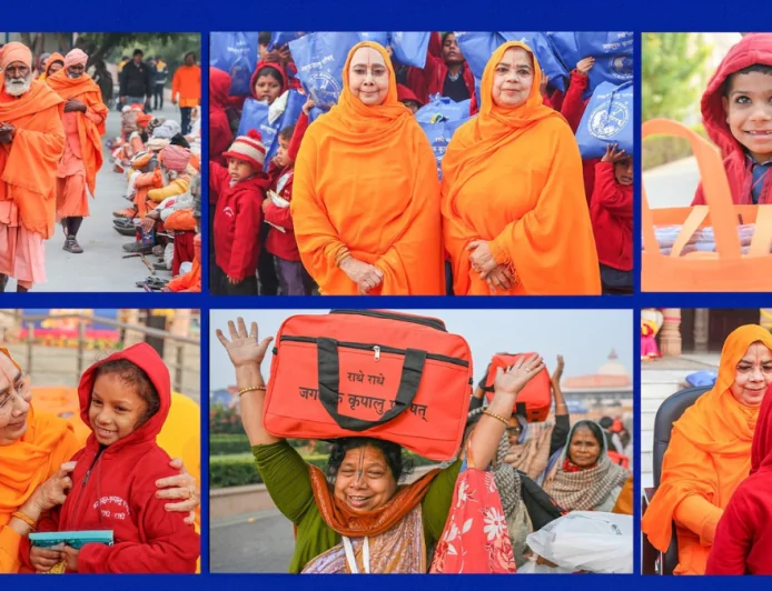 दो हफ़्तों में 42,500 लोगों तक पहुँची गुरु-कृपा: जगद्गुरु श्री कृपालु जी महाराज की दान-सेवा