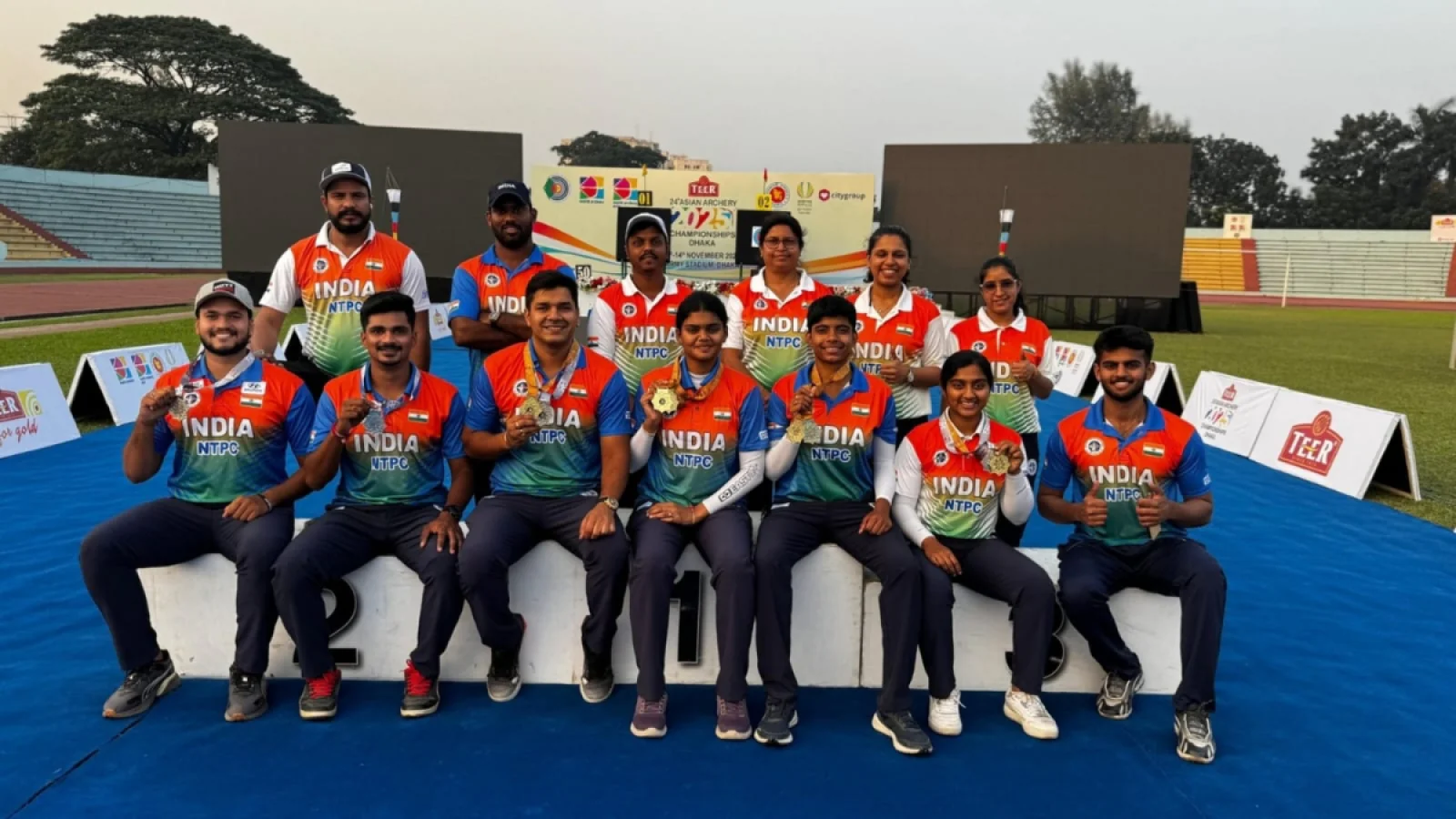 ढाका में भारत की चमक: एशियन आर्चरी 2025 में विश्व नंबर 1 रैंकिंग और ऐतिहासिक 10 पदक