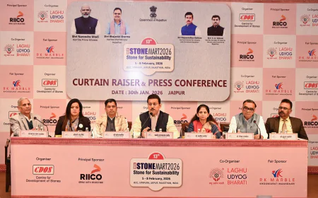 इंडिया स्टोनमार्ट 2026: जयपुर में शुरू होगा राजस्थान के स्टोन उद्योग का महाकुंभ