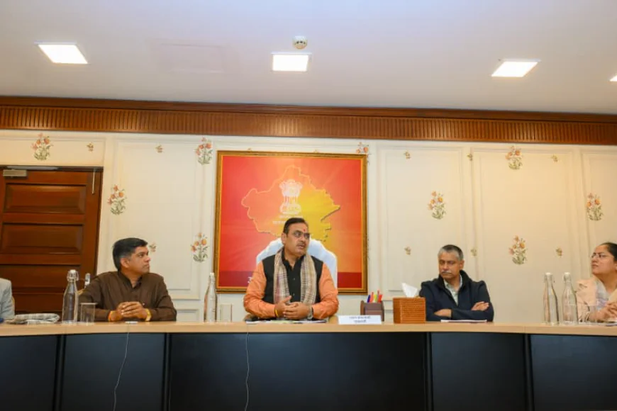 मुख्यमंत्री भजनलाल शर्मा ने इंडिया स्टोनमार्ट 2026 की तैयारियों की समीक्षा की