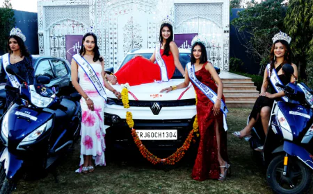 अनंता मिस इंडिया ग्लैम 2026 विजेताओं को मिले कार, स्कूटी और नकद पुरस्कार